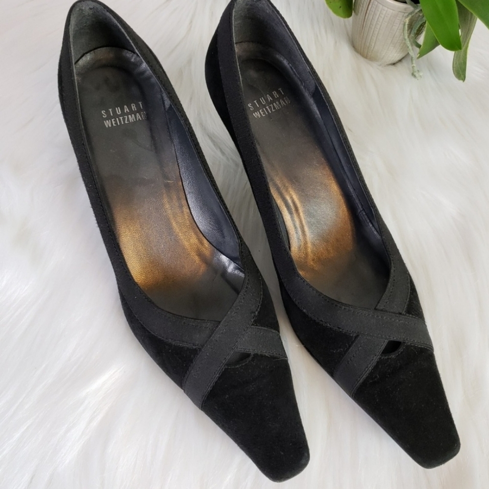 Stuart Weitzman kitten heels